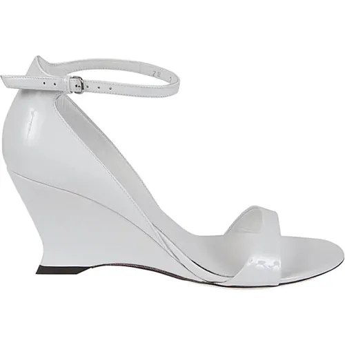 Weiße Sandalen für Frauen , Damen, Größe: 38 1/2 EU - Salvatore Ferragamo - Modalova