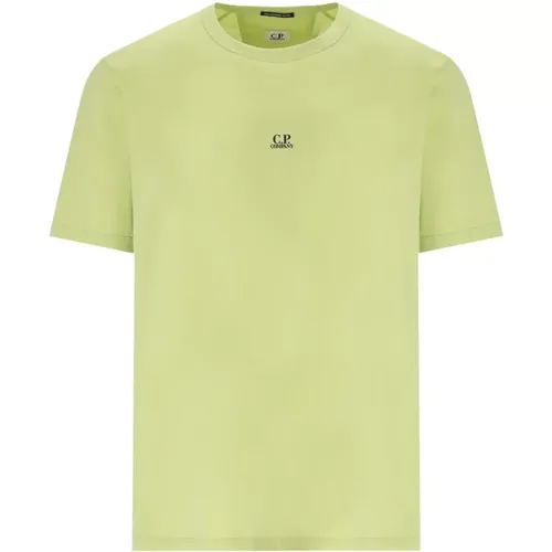 Light Jersey White Pear T-Shirt , male, Sizes: L, M - C.P. Company - Modalova