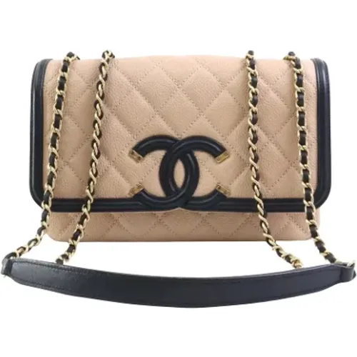 Pre-owned Leather chanel-bags , female, Sizes: ONE SIZE - Chanel Vintage - Modalova