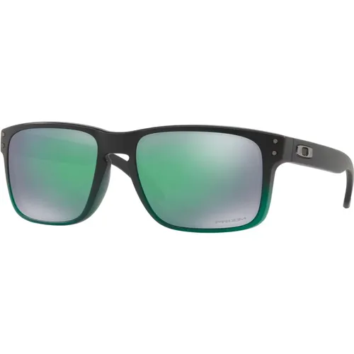 Holbrook Sunglasses in Jade Fade/Prizm Jade , male, Sizes: 55 MM - Oakley - Modalova