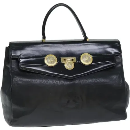 Pre-owned Leather handbags , female, Sizes: ONE SIZE - Versace Pre-owned - Modalova