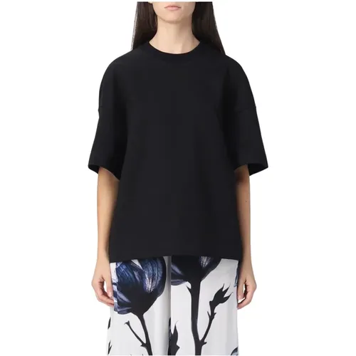 Klassisches T-Shirt , Damen, Größe: 2XS - alexander mcqueen - Modalova