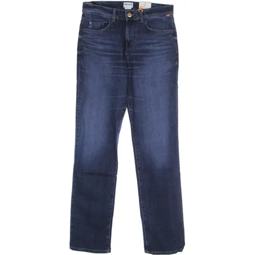 Indigo Denim Jeans High Waist Regular Fit , male, Sizes: W32 L34, W30 L34 - Timberland - Modalova