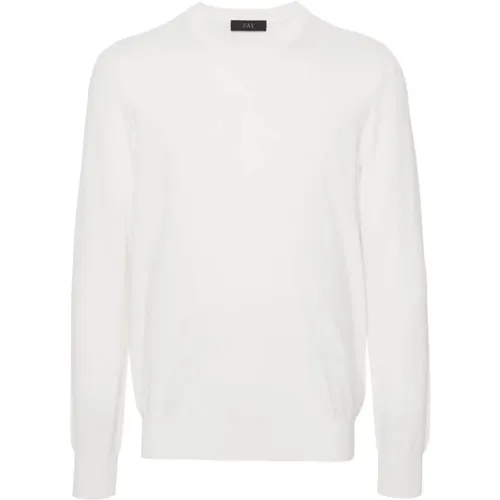 Fine Knit Sweater , male, Sizes: S, XL - Fay - Modalova