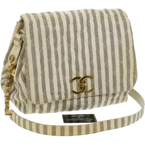 Pre-owned Canvas chanel-bags , female, Sizes: ONE SIZE - Chanel Vintage - Modalova