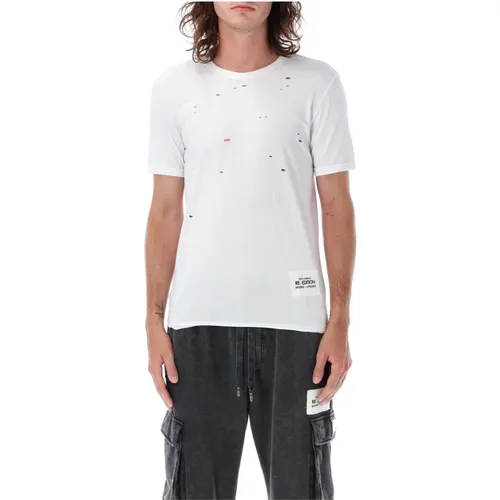 Striped Crewneck T-Shirt Upgrade - , male, Sizes: M - Dolce & Gabbana - Modalova