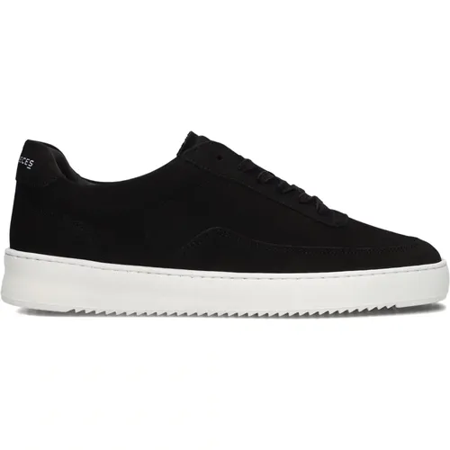 Schwarze Low-Top-Sneakers Mondo 2.0 Nub , Herren, Größe: 42 EU - Filling Pieces - Modalova