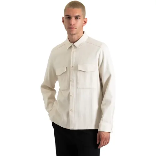 Baumwoll Elasthan Overshirt , Herren, Größe: XL - drykorn - Modalova