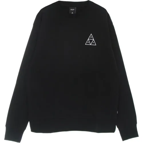 Crew Neck Sweatshirt with Logo , male, Sizes: XL, L - HUF - Modalova