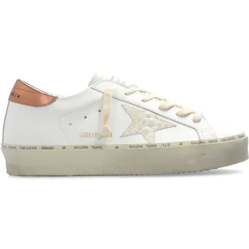 Hi Star Leather Sneakers , female, Sizes: 6 UK, 7 UK, 5 UK, 4 UK, 2 UK - Golden Goose - Modalova