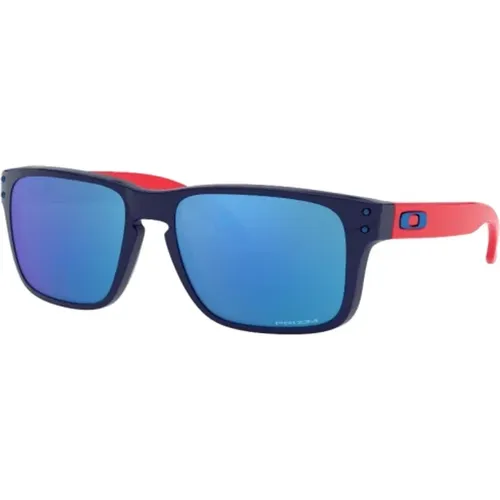 Jugendliche Holbrook Sonnenbrille - Blau/Rot - Oakley - Modalova
