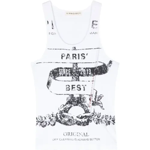 Paris Beste Ärmelloses T-Shirt - Y/Project - Modalova