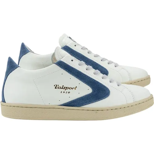 Men`s Shoes Laced Blue Aw22 , male, Sizes: 8 UK, 9 UK - Valsport 1920 - Modalova
