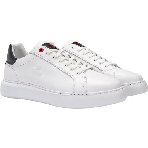 Smooth Leather Lace-Up Sneakers , male, Sizes: 10 UK - Peuterey - Modalova