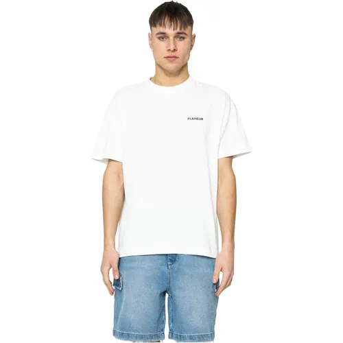Classic T-Shirt , male, Sizes: XL, S, M - Flaneur Homme - Modalova