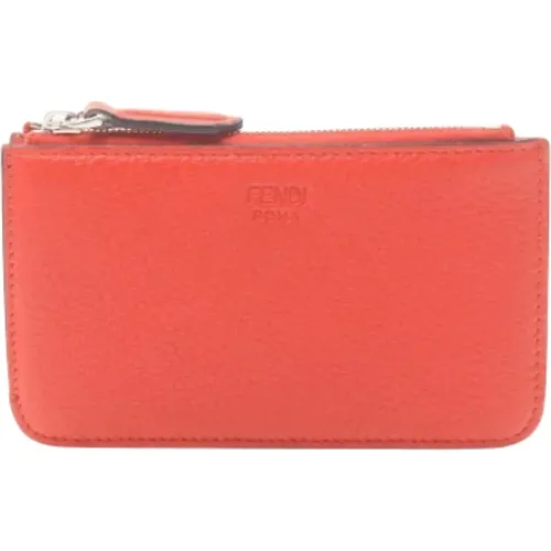 Pre-owned Leather wallets , female, Sizes: ONE SIZE - Fendi Vintage - Modalova