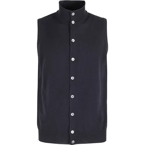 Buttoned Vest Jacket , male, Sizes: 3XL, L, XL, M - Filippo De Laurentiis - Modalova