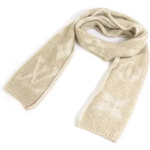 Pre-owned Cotton scarves , female, Sizes: ONE SIZE - Louis Vuitton Vintage - Modalova