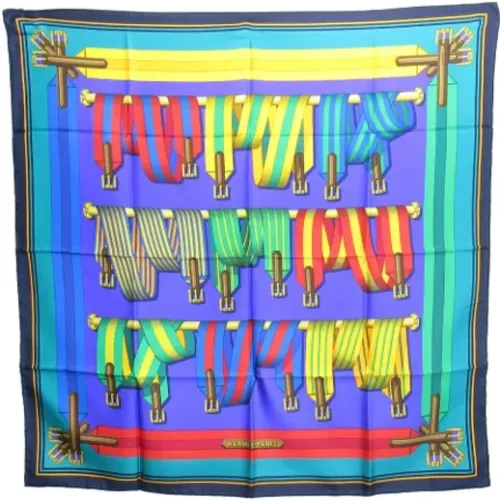 Pre-owned Silk scarves , female, Sizes: ONE SIZE - Hermès Vintage - Modalova