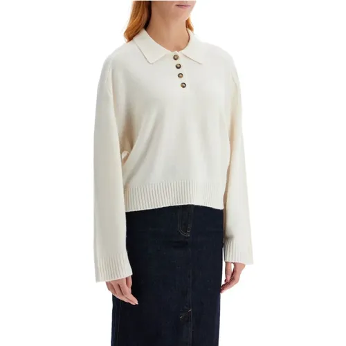 Kaschmir Polo Pullover Sweater - Loulou Studio - Modalova