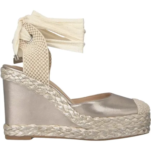 Wedge Sandal with Rounded Toe , female, Sizes: 5 UK - Alma en Pena - Modalova