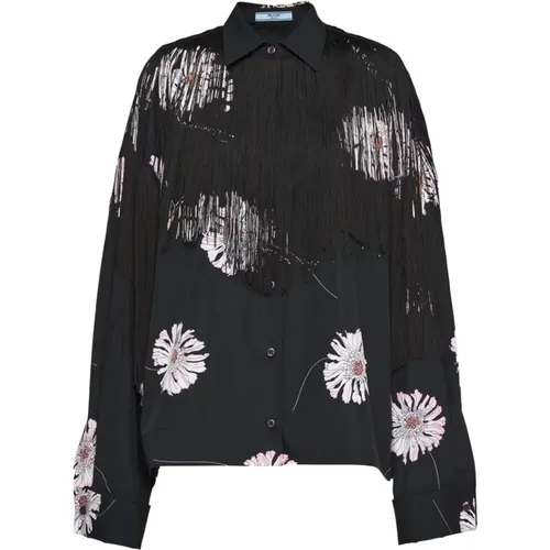 Blouses & Shirts , female, Sizes: 2XS - Prada - Modalova