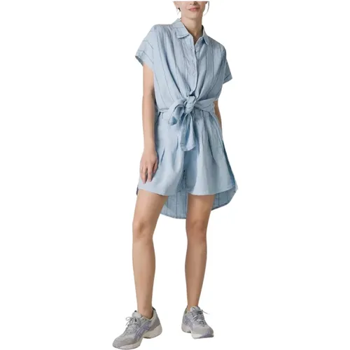 Striped Linen Shirt Comfort Fit , female, Sizes: S - Deha - Modalova