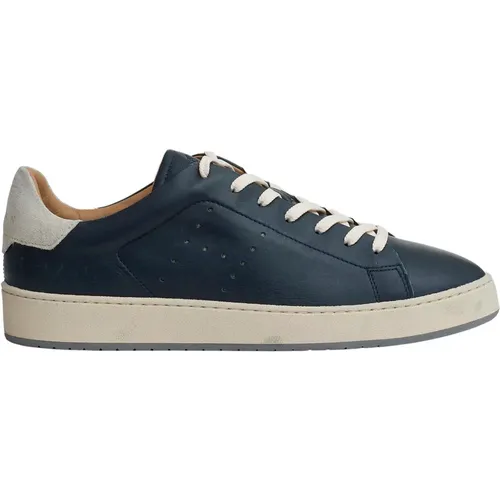 Sneakers with Leather Details , male, Sizes: 9 UK, 6 UK, 6 1/2 UK, 10 UK, 8 1/2 UK, 8 UK, 11 UK, 7 UK, 9 1/2 UK, 7 1/2 UK - Hogan - Modalova