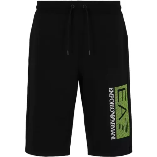 Logo Bermuda Shorts Front , male, Sizes: S - Emporio Armani EA7 - Modalova