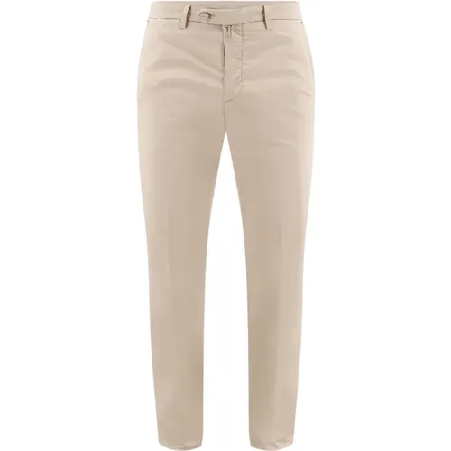 Trousers with Metal Buttons , male, Sizes: W32, W34, W36, W38 - Kiton - Modalova