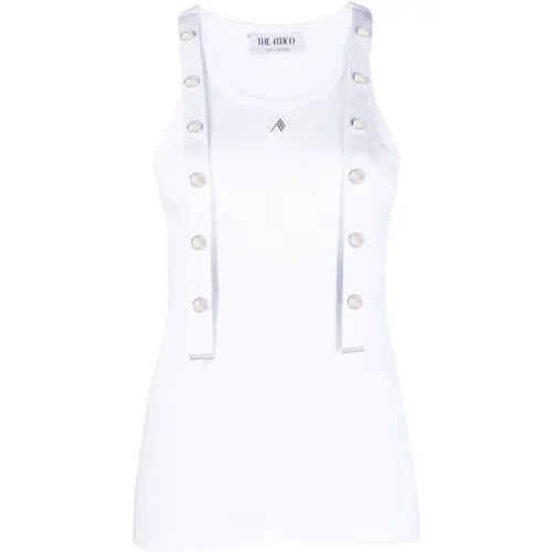 Tank Top 001 Stylish Tops , female, Sizes: S - The Attico - Modalova