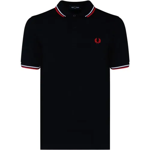 Embroidered Logo Polo Shirt , male, Sizes: S - Fred Perry - Modalova