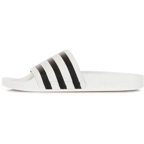 Slide Slippers , male, Sizes: 6 1/2 UK, 12 UK - Adidas - Modalova