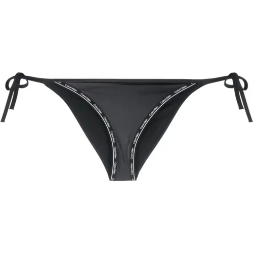 Donna Slip Bikini with Logo Tape , female, Sizes: L - Calvin Klein - Modalova