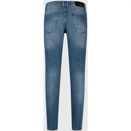 Skinnyfit Denim Blaue Jeans , Herren, Größe: W28 - Pure Path - Modalova