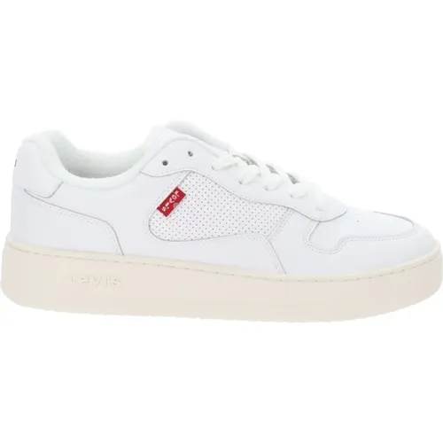 Levi's , Faux Leather Men's Sneakers , male, Sizes: 6 UK, 10 UK, 8 UK, 9 UK, 11 UK - Levis - Modalova