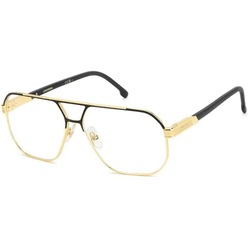 Matte Black Gold Sunglasses , unisex, Sizes: 60 MM - Carrera - Modalova