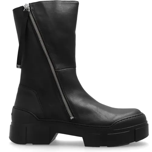 Leder Plateau-Stiefeletten , Damen, Größe: 39 EU - Vic Matié - Modalova