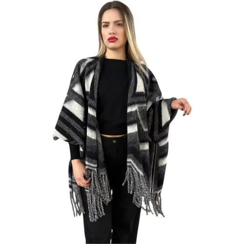 Stilvolles Poncho für Jeden Anlass - White Sand - Modalova