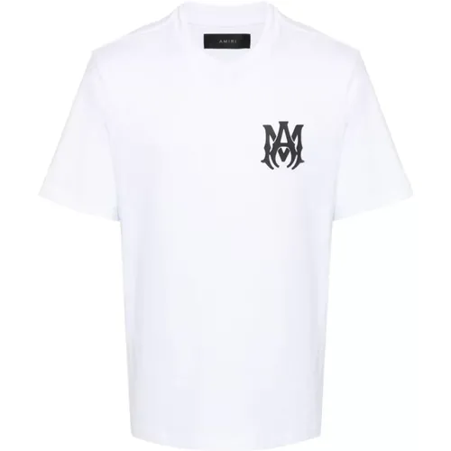 Kernlogo Geprägtes T-Shirt , Herren, Größe: S - Amiri - Modalova