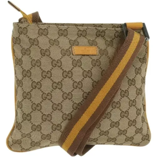 Pre-owned Canvas gucci-bags , female, Sizes: ONE SIZE - Gucci Vintage - Modalova