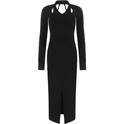 Schwarzes Wollkleid , Damen, Größe: S - Dion Lee - Modalova