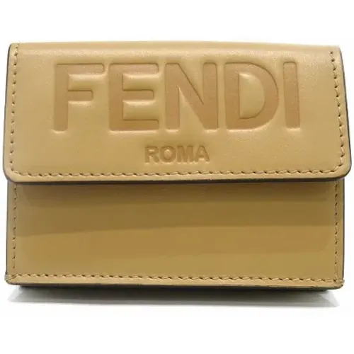 Pre-owned Leather wallets , female, Sizes: ONE SIZE - Fendi Vintage - Modalova