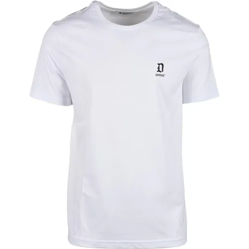 Baumwoll T-shirt , Herren, Größe: L - Dondup - Modalova