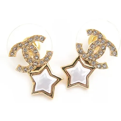 Pre-owned Metal earrings , female, Sizes: ONE SIZE - Chanel Vintage - Modalova