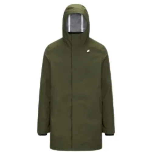 Bonded Windbreaker Khaki K-Way - K-way - Modalova