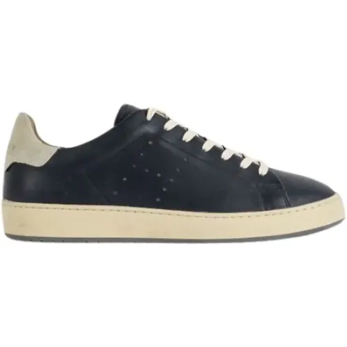 Marineblaue Ledersneakers Hogan - Hogan - Modalova