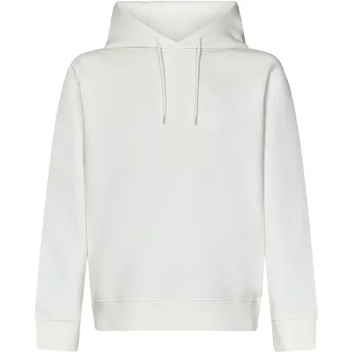 Weißer Pullover mit Kapuze und Logo - Emporio Armani - Modalova