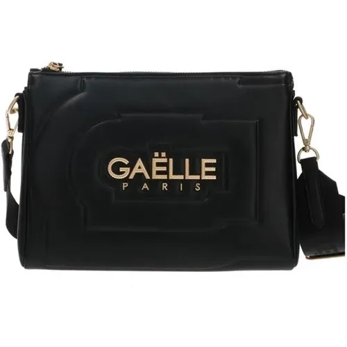 Women Shoulder Bag with Zip Closure and Logo , female, Sizes: ONE SIZE - Gaëlle Paris - Modalova