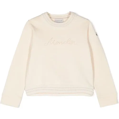 Weiße Sweatshirt für Kinder - Moncler - Modalova